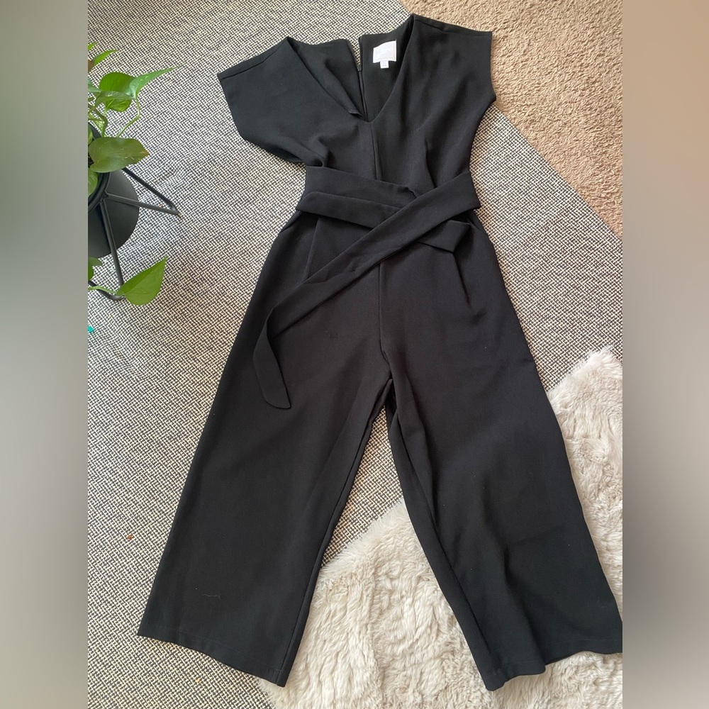 Anthropologie Elegant Black Jumpsuit